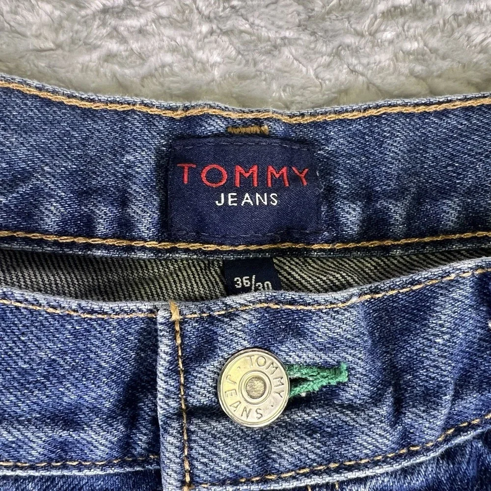 Vintage Tommy Hilfiger Jeans 36x30 Freedom Jean USA Made Y2K Regular Fit